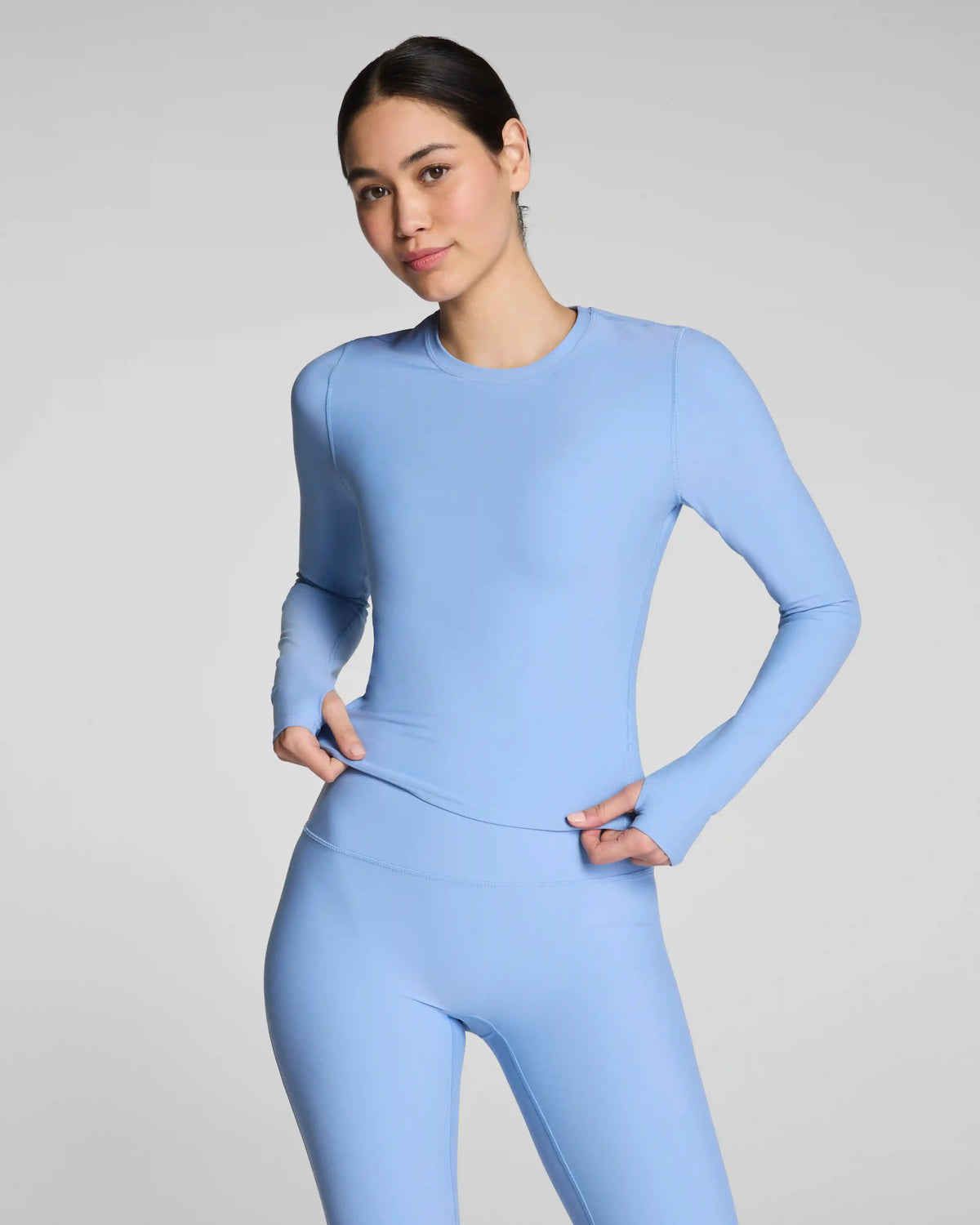SPANX® OnForm Long Sleeve Top | Petal Blue