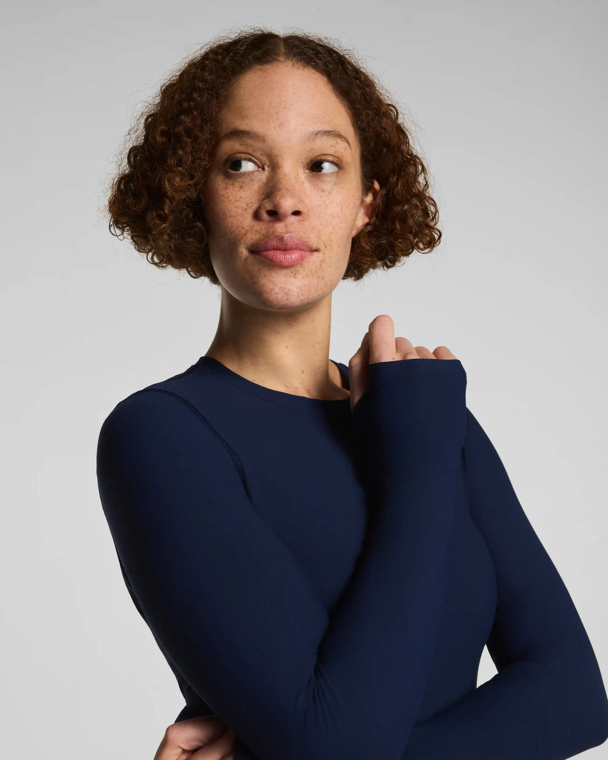 SPANX® OnForm Long Sleeve Top | Timeless Navy