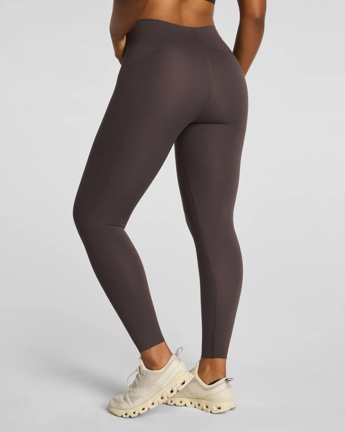 SPANXshape® BodyLine Full-Length Leggings with Mid-Tummy Compression | Dark Cacao