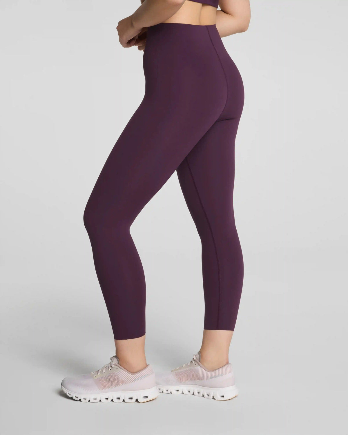 SPANXshape® BodyLine 7/8 Leggings with Mid-Tummy Compression | Blackberry
