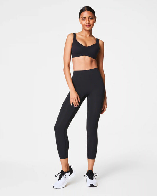 SPANXshape® BodyLine 7/8 Leggings with Full-Tummy Compression | Very Black