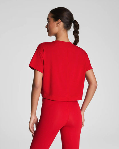 SPANX® BoostUp Cropped Tee | SPANX® Red