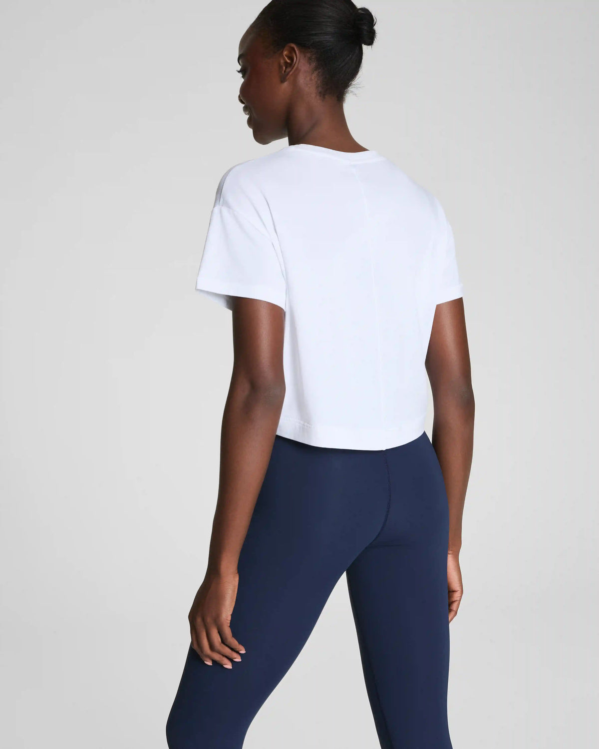 SPANX® BoostUp Cropped Tee | Vivid White