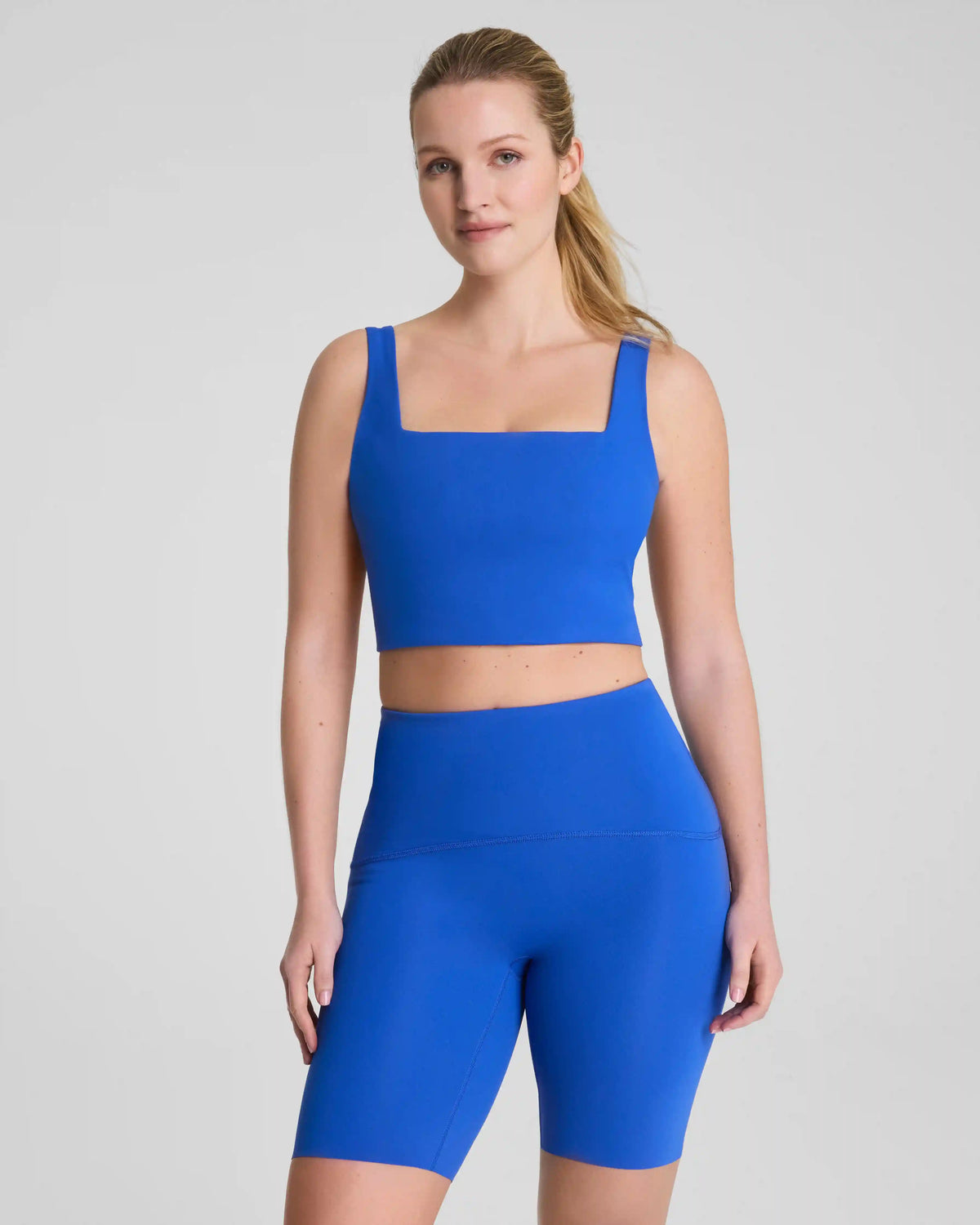 SPANX® BoostUp Cropped Square Neck Shelf Tank
