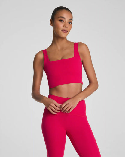 SPANX® BoostUp Cropped Square Neck Shelf Tank