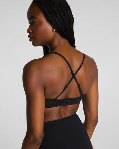 SPANXsmooth® Swim Bandeau Bikini Top | Very Black