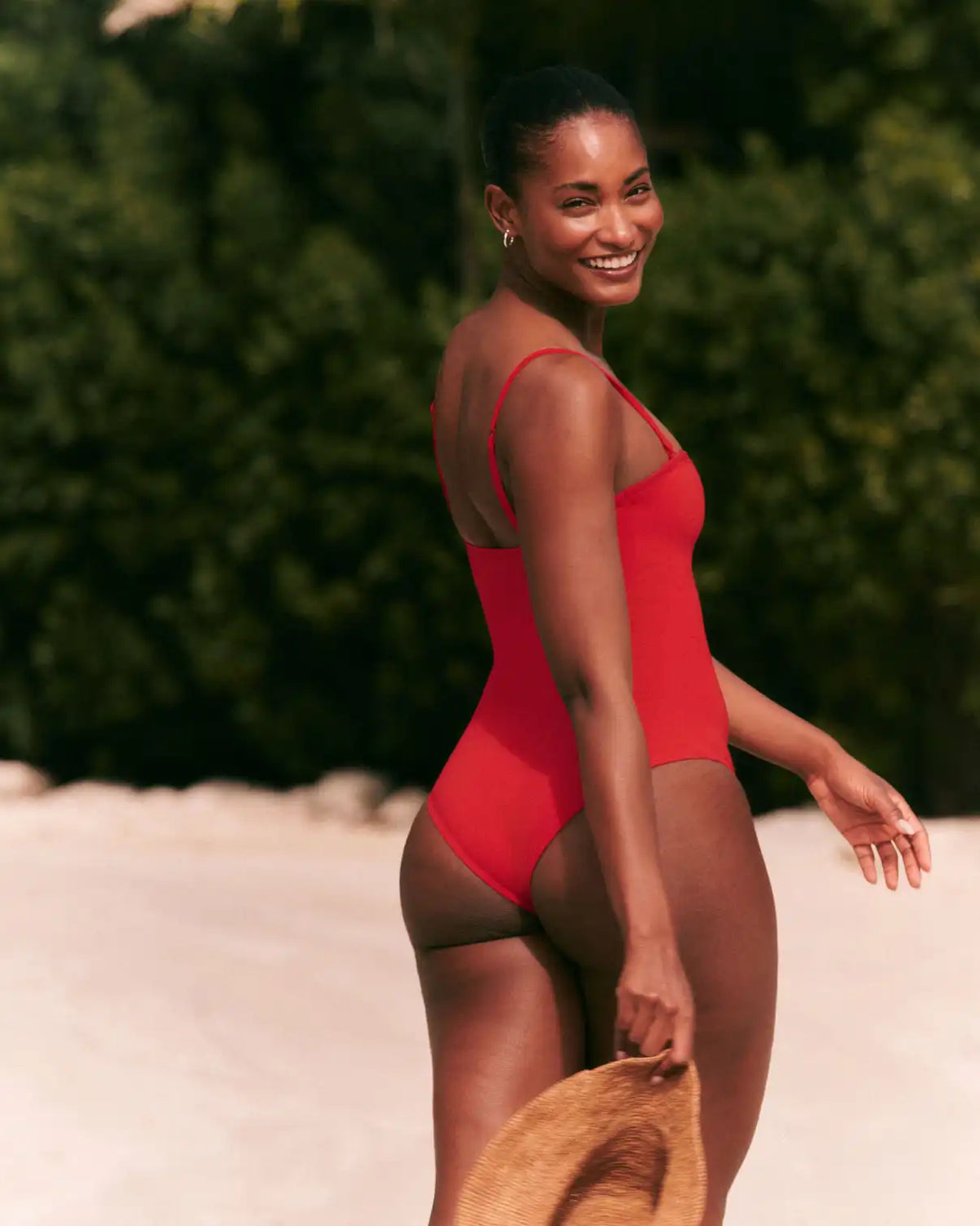 SPANXshape® Swim Bandeau One Piece | SPANX® Red