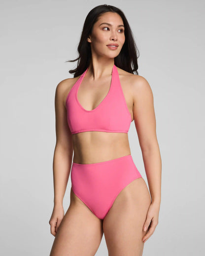 SPANXshape® Swim Halter Bikini Top
