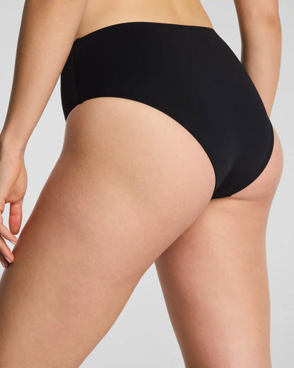 SPANXshape® Swim Hi-Rise Bikini Bottom | Very Black