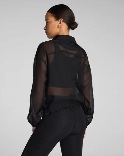 SPANX® BodyLine Sheerious Full Zip Jacket | Very Black