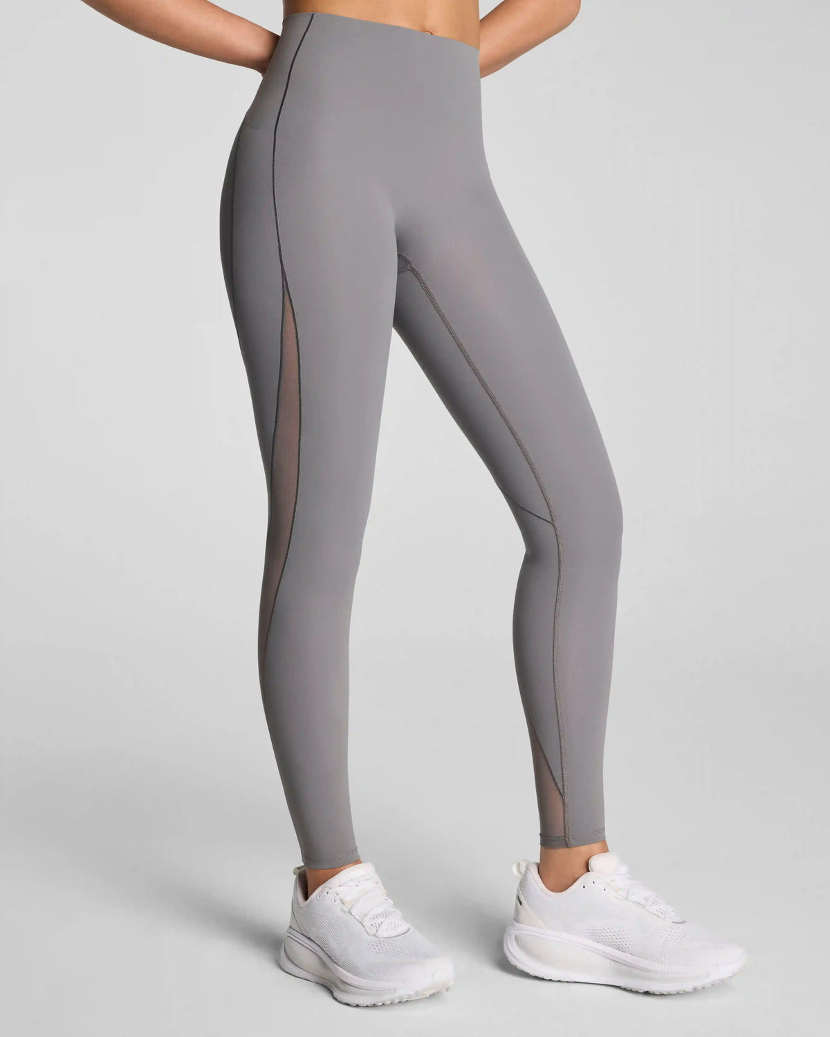 SPANXshape® BodyLine Sheerious Full-Length Leggings with Mid-Tummy Compression | Anthracite