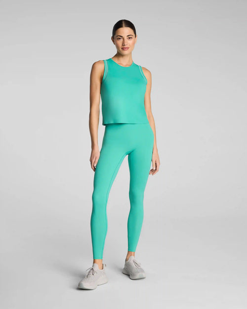 SPANXshape® BodyLine Sheerious Full-Length Leggings with Mid-Tummy Compression | Tidepool