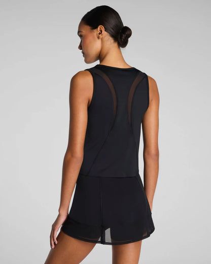 SPANX® BodyLine Sheerious Crewneck Tank | Very Black