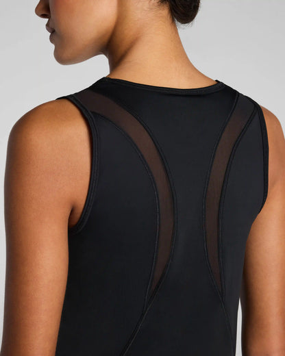 SPANX® BodyLine Sheerious Crewneck Tank | Very Black