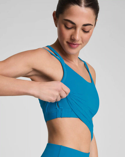 SPANX® BoostUp Scoop Neck Shelf Tank with StayCool Tech | Maritime