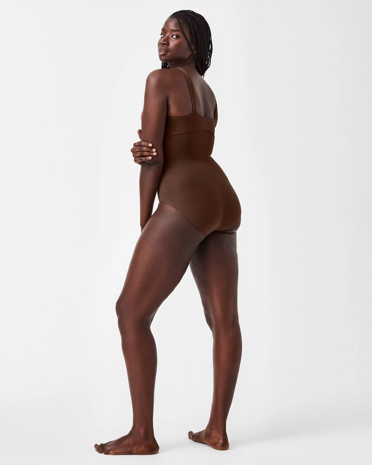 SPANXsculpt® Seamless Power High-Waisted Brief | Chestnut Brown